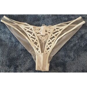 Honey Birdette Panties Size M White Brief Underwear New Without Tags